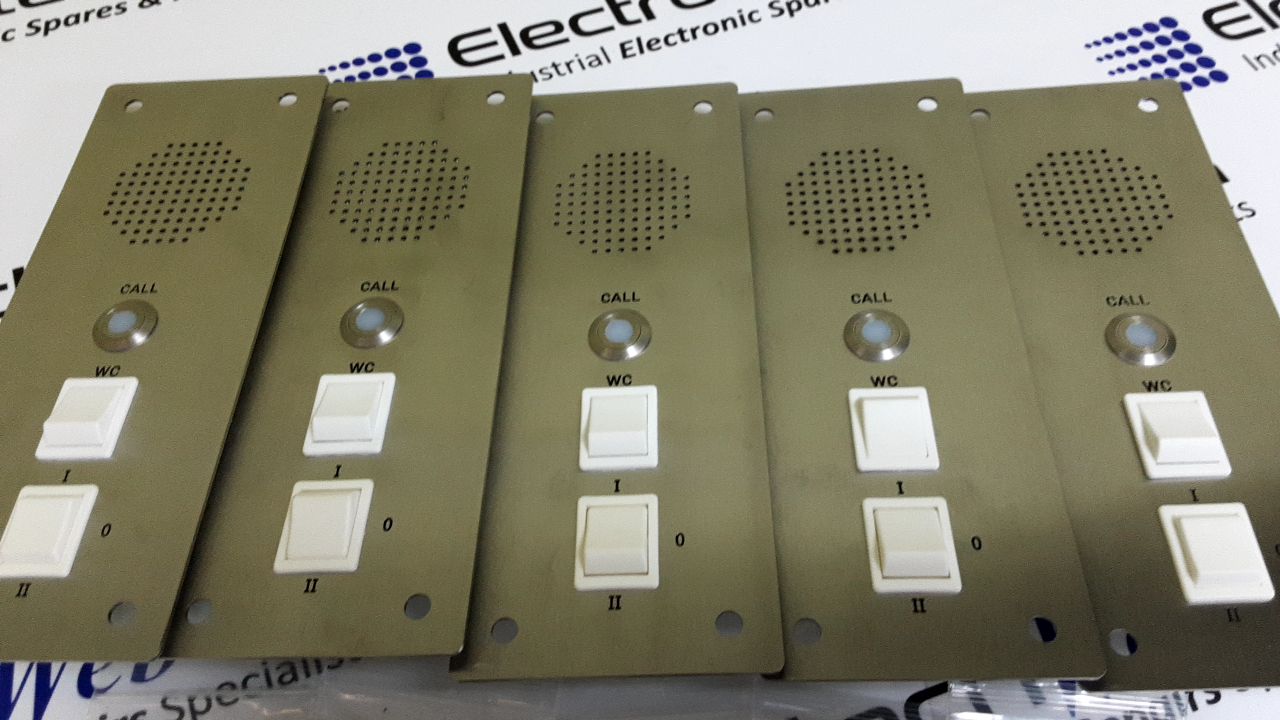 Electrotech Audio Call Plate 3 Switch