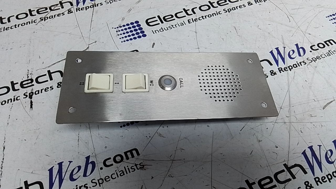 Electrotech Audio Call Plate 3 Switch