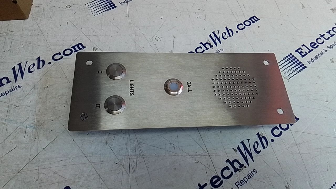 Electrotech S/S Audio Call Plate PB Light